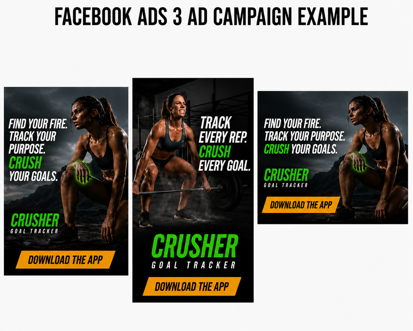 Crusher Goal Tracker 3-ad campaign example